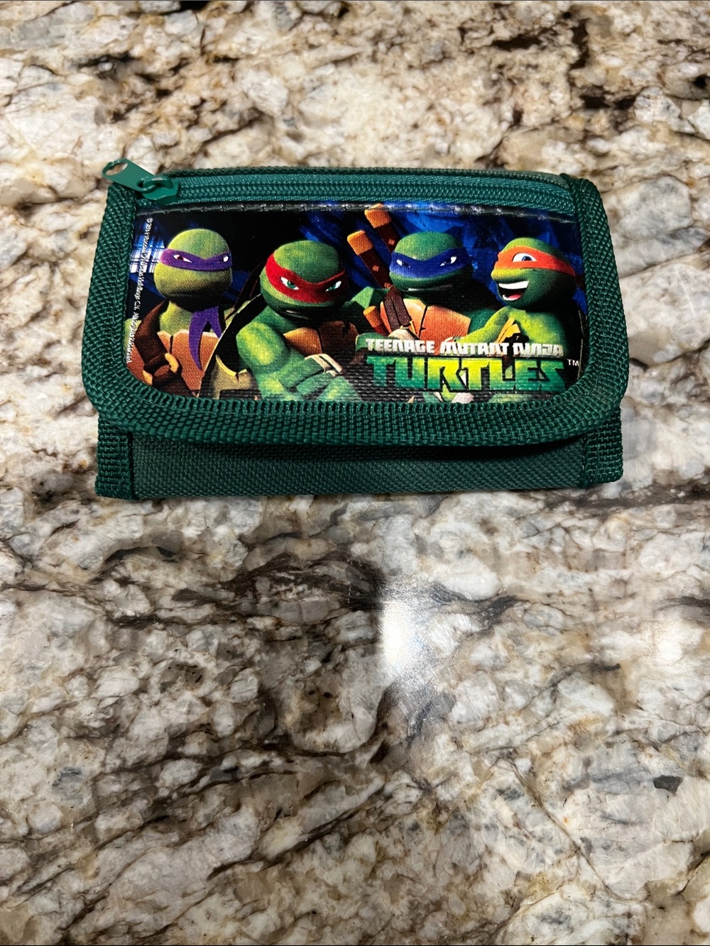 Teenage Mutant Ninja Turtles Nylon Trifold Wallet - Green